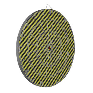 Black Yellow Stripes Game Night Dartbord