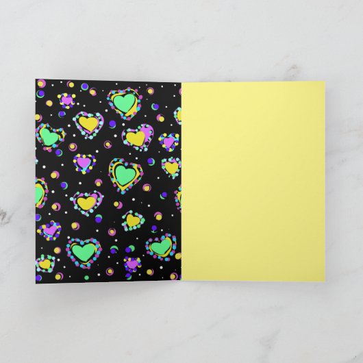 Black Yorkie Poo Kaart (Binnen)