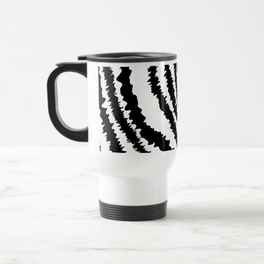 Black Zebra Print Pattern. Reisbeker (Links)