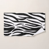 Black Zebra Stripe Handdoek (Handdoek)