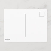 Black Zee Pattern Briefkaart (Achterkant)