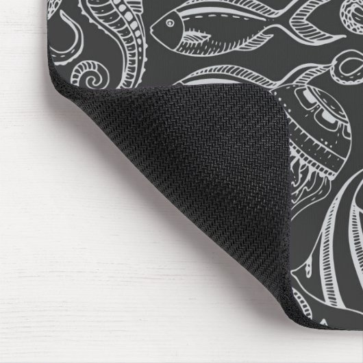 Black Zee Pattern Muismat (Hoek)