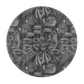 Black Zee Pattern Snijplank (Voorkant)