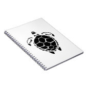 Black Zee Tortoise Shell Notitieboek (Rechterzijde)