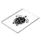 Black Zee Tortoise Shell Notitieboek (Linkerzijde)