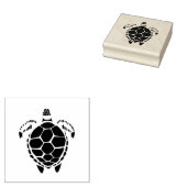 Black Zee Tortoise Shell Rubberstempel (Gestempeld)