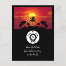 Black Zee Turtle Silhouette Diamond Monogram