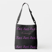 Black zen Thunder_Cove Crossbody Tas (Achterkant)