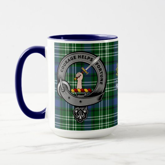 Blackadder Clan Badge & Tartan Mok (Links)