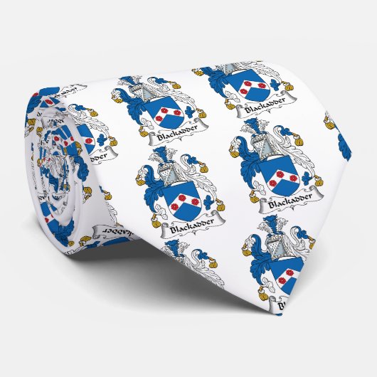Blackadder Family Crest Stropdas (Opgerold)