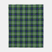 Blackadder Schots geruit weefsel Fleece Deken (Voorkant)