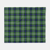 Blackadder Schots geruit weefsel Fleece Deken (Voorkant (Horizontaal))