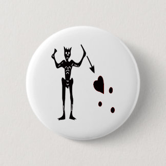 Blackbeard-Black Ronde Button 5,7 Cm