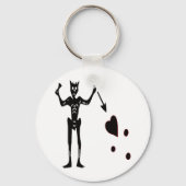 Blackbeard-Black Sleutelhanger (Voorkant)