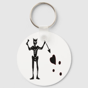 Blackbeard-Black Sleutelhanger