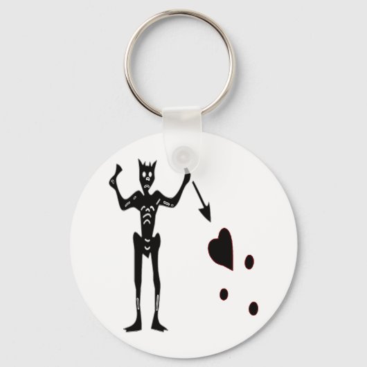 Blackbeard-Black Sleutelhanger (Voorkant)