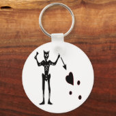 Blackbeard-Black Sleutelhanger (Voorkant)