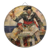 Blackbeard de Buccaneer Dartbord (Voorkant)