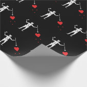Blackbeard Edward Teach Pirate Flag Wrapping Paper Cadeaupapier (Hoek)