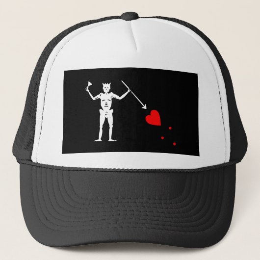 Blackbeard Edward Teach Pirate Trucker Pet (Voorkant)