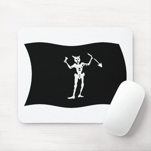 Blackbeard Flag Mousepad Muismat (Met muis)