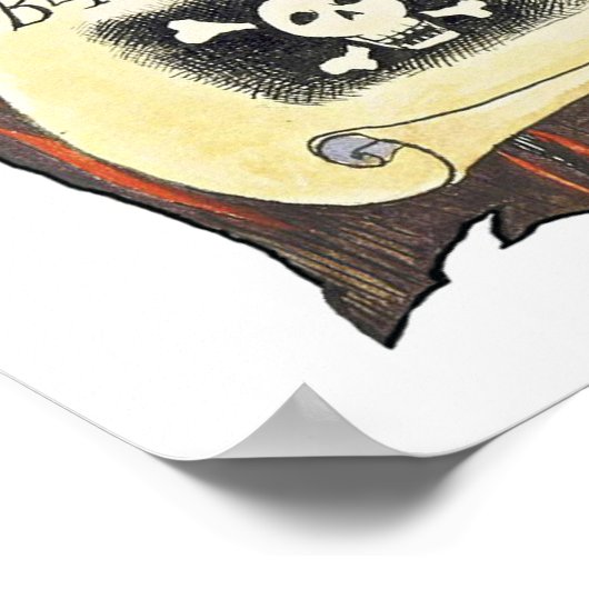 Blackbeard Large Poster (Hoek)