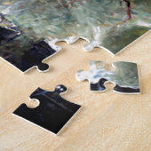 Blackbeard op Fire Haunted Pirate  Art Legpuzzel (Zijkant)