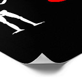 Blackbeard Pirate Flag Jolly Roger Skeleton Hallow Poster (Hoek)