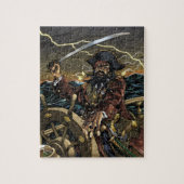 Blackbeard Pirate Puzzle Legpuzzel (Verticaal)