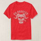 Blackbeard the Pirate Battle Flag Jolly Roger No Q T-shirt (Design voorkant)