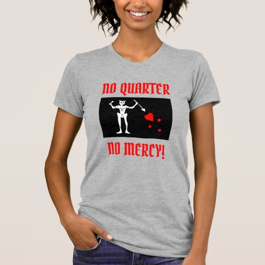 Blackbeard the Pirate (Edward Teach) T-shirt (Voorkant)