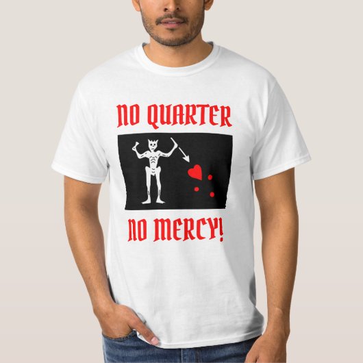 Blackbeard the Pirate (Edward Teach) T-Shirt (Voorkant)