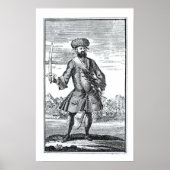 Blackbeard the Pirate, from 'A General History of Poster (Voorkant)