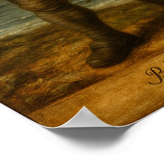 Blackbeard The Pirate Poster (Hoek)