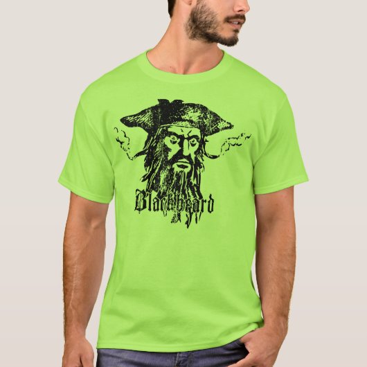 Blackbeard The Pirate T-Shirt (Voorkant)