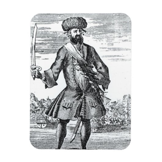 Blackbeard the Pirate, uit 'A General History of a Magneet (Verticaal)
