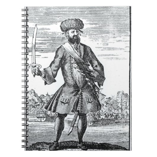 Blackbeard the Pirate, uit 'A General History of a Notitieboek (Voorkant)