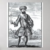 Blackbeard the Pirate, uit 'A General History of a Poster (Voorkant)