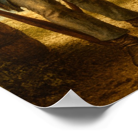 Blackbeard The Pirate With Smoking Beard Poster (Hoek)