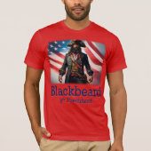 Blackbeard voor President T-shirt (Voorkant)