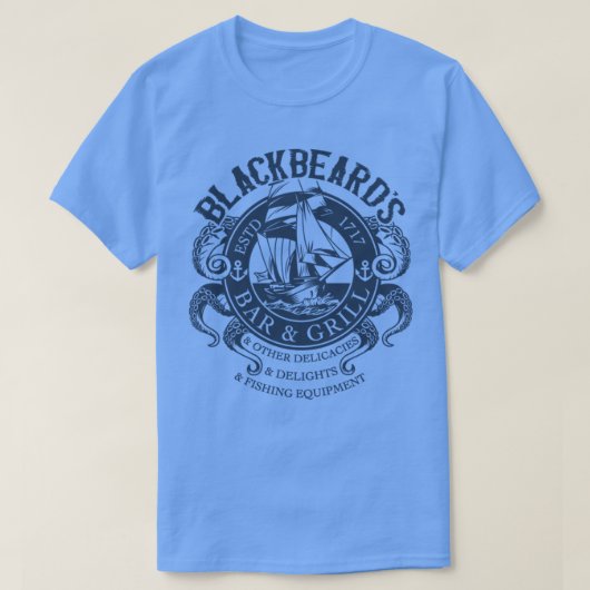 Blackbeards Bar Grill TS shirt (Design voorkant)