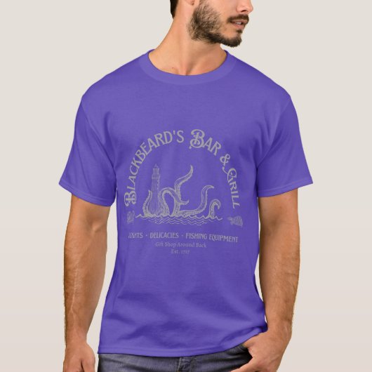 Blackbeards Bar Grill vriend T-shirt (Voorkant)
