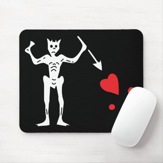 Blackbeard's piratenvlag muismat (Met muis)