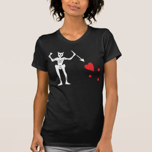 Blackbeard's piratenvlag t-shirt