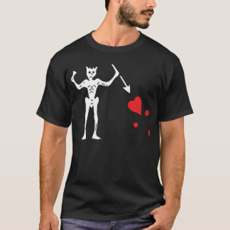 Blackbeard's piratenvlag t-shirt