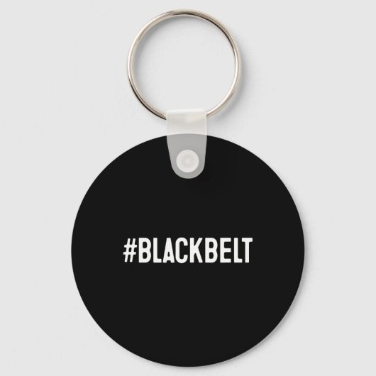 Blackbelt Black Belt Taekwondo Karate Sleutelhanger (Voorkant)