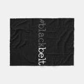 Blackbelt Karate Taekwondo Martial Arts Gift 1 Fleece Deken (Voorkant (Horizontaal))