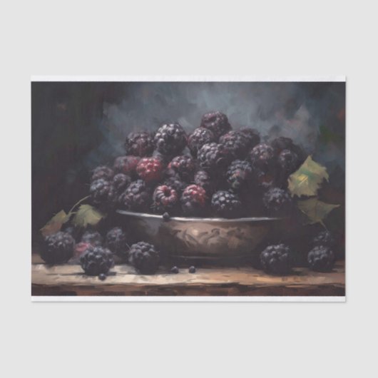 Blackberries 1 Decoupage papier (Voorkant)