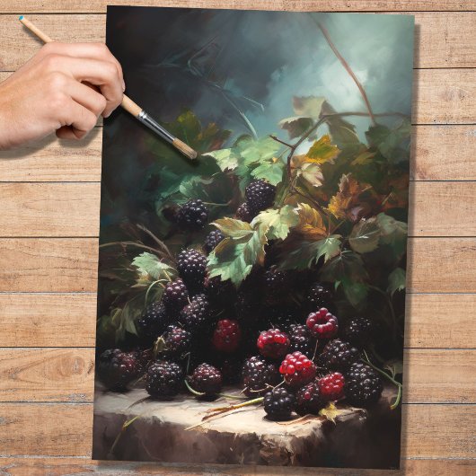 Blackberries 4 Decoupage papier