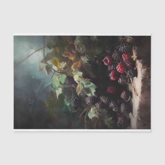 Blackberries 4 Decoupage papier (Voorkant)